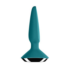 Анальная смарт-вибропробка Satisfyer Plug-ilicious 1 Бирюзовая