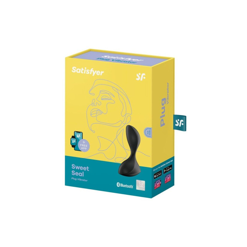 Анальна смарт-пробка з вібрацією Satisfyer Sweet Seal Black Анальна смарт-пробка з вібрацією Satisfyer Sweet Seal Black