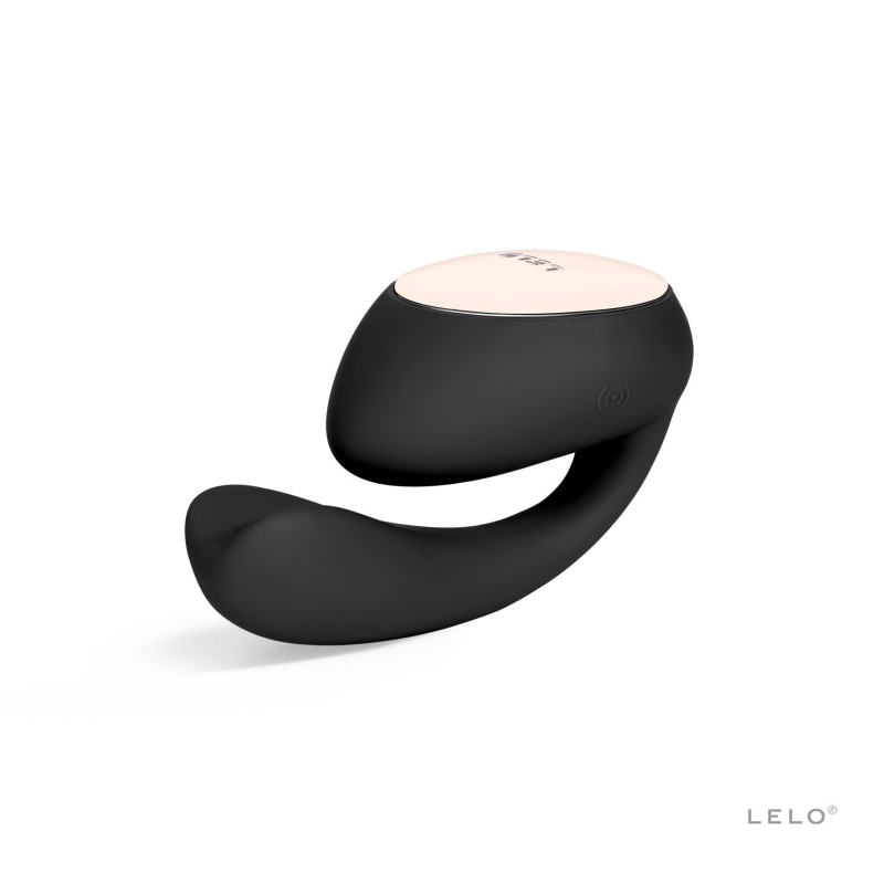 Смарт-вибратор LELO Ida Wave Black, вагинально-клиторальный, технология WaveMotion, 2 мотора Смарт-вибратор LELO Ida Wave Black, вагинально-клиторальный, технология WaveMotion, 2 мотора