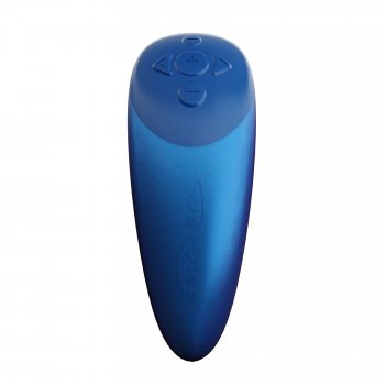 Смарт-вибратор для пар We-Vibe Chorus Cosmic Blue, сенсорное управление вибрациями сжатием пульта