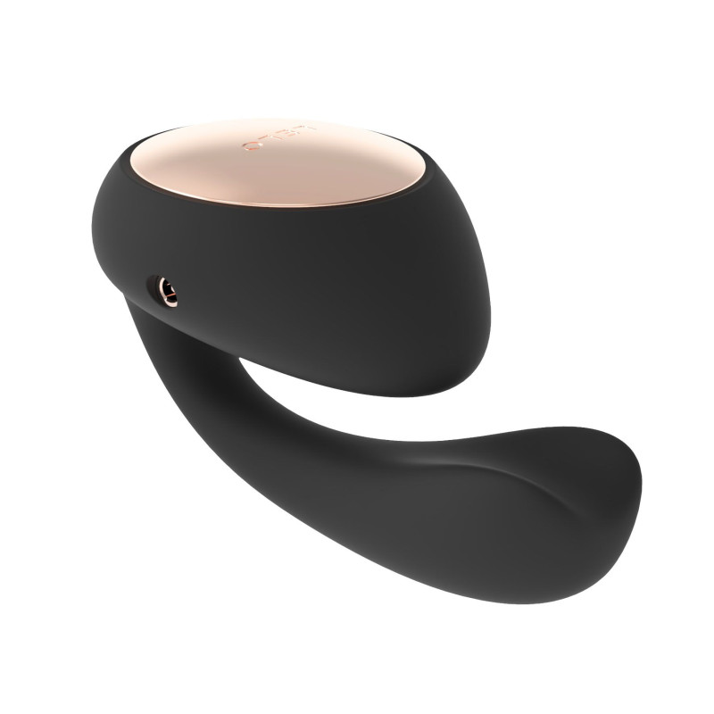 Смарт-вибратор LELO Ida Wave Black, вагинально-клиторальный, технология WaveMotion, 2 мотора Смарт-вибратор LELO Ida Wave Black, вагинально-клиторальный, технология WaveMotion, 2 мотора