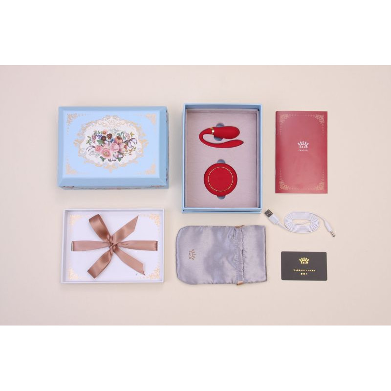 Вибромассажер для пар с функцией управления со смартфона Zalo Fanfan Set Красный Вибромассажер для пар с функцией управления со смартфона Zalo Fanfan Set Красный