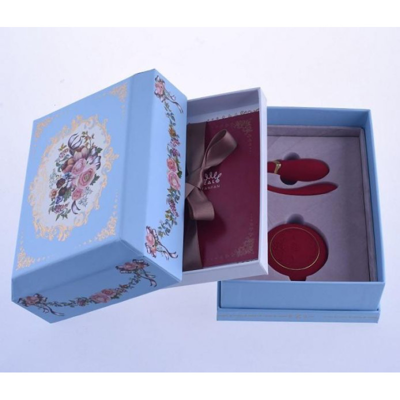 Вибромассажер для пар с функцией управления со смартфона Zalo Fanfan Set Красный Вибромассажер для пар с функцией управления со смартфона Zalo Fanfan Set Красный