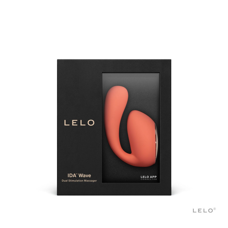 Смарт-вибратор LELO Ida Wave Coral Red, вагинально-клиторальный, технология WaveMotion, 2 мотора Смарт-вибратор LELO Ida Wave Coral Red, вагинально-клиторальный, технология WaveMotion, 2 мотора