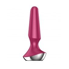 Анальная смарт-вибропробка Satisfyer Plug-ilicious 2 Бордовая