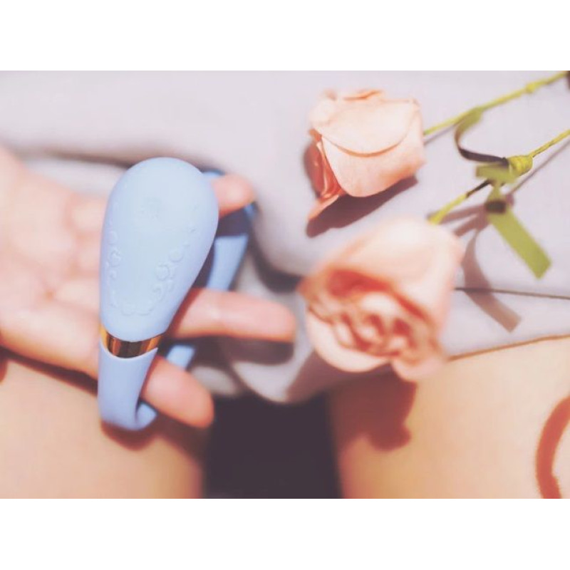 Вибромассажер с функцией управления со смартфона Zalo Fanfan Голубой Вибромассажер с функцией управления со смартфона Zalo Fanfan Голубой