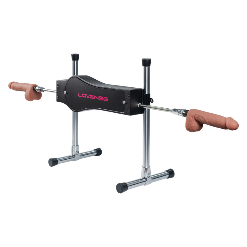 Смарт секс-машина Lovense Sex Machine, два штока и фаллоимитаторы, можно для вебкома