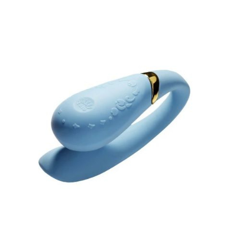 Вибромассажер с функцией управления со смартфона Zalo Fanfan Голубой Вибромассажер с функцией управления со смартфона Zalo Fanfan Голубой