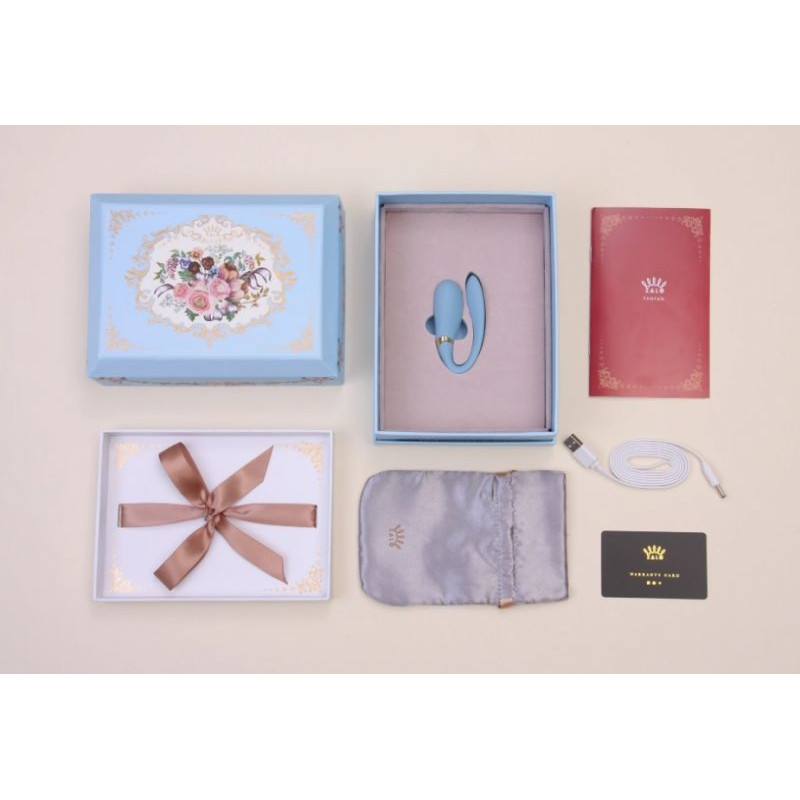 Вибромассажер с функцией управления со смартфона Zalo Fanfan Голубой Вибромассажер с функцией управления со смартфона Zalo Fanfan Голубой