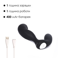 Смарт-массажер простаты с пульсацией на кончике головки Svakom Iker Черный