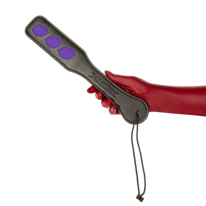 Паддл Punishment - Purple Lips Paddle - Black