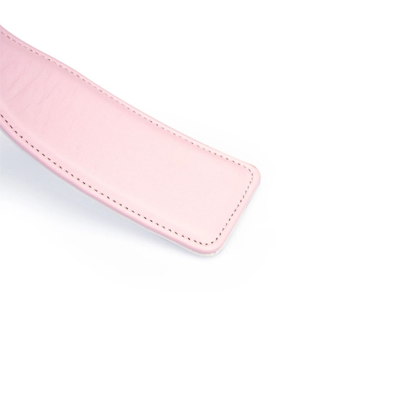 Паддл Liebe Seele White & Pink Leather Paddle