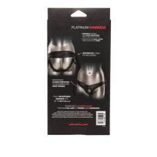 Трусики для страпона California Exotic Universal Love Rider Platinum Harness, кожзам, черные