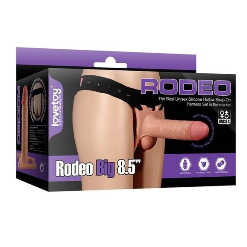 Страпон LoveToy Rodeo Big Strap-On 8.5 Страпон LoveToy Rodeo Big Strap-On 8.5