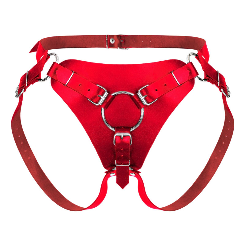 Трусики для страпона Feral Feelings Strap-on Harness Red Трусики для страпона Feral Feelings Strap-on Harness Red