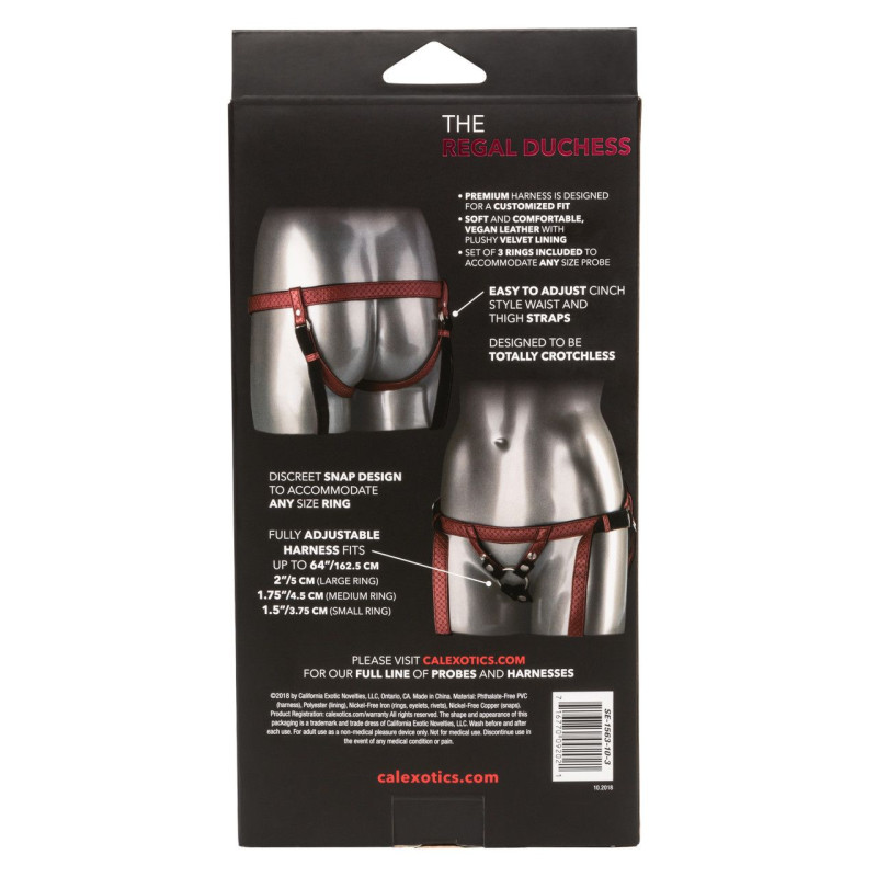 Трусики для страпона California Exotic The Regal Duchess Red Трусики для страпона California Exotic The Regal Duchess Red
