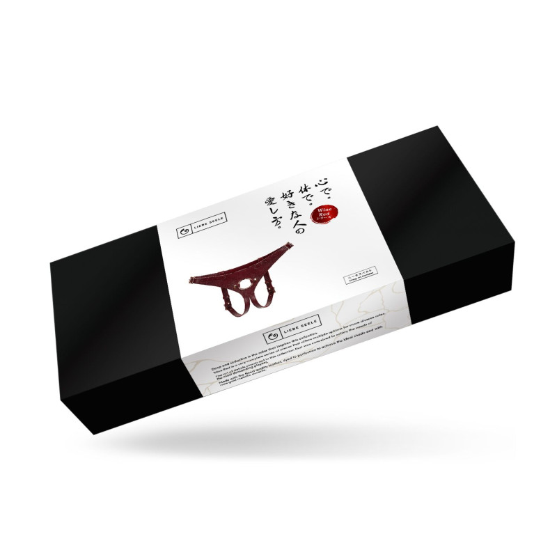 Трусики для страпона Liebe Seele Wine Red Strap on Harness Трусики для страпона Liebe Seele Wine Red Strap on Harness
