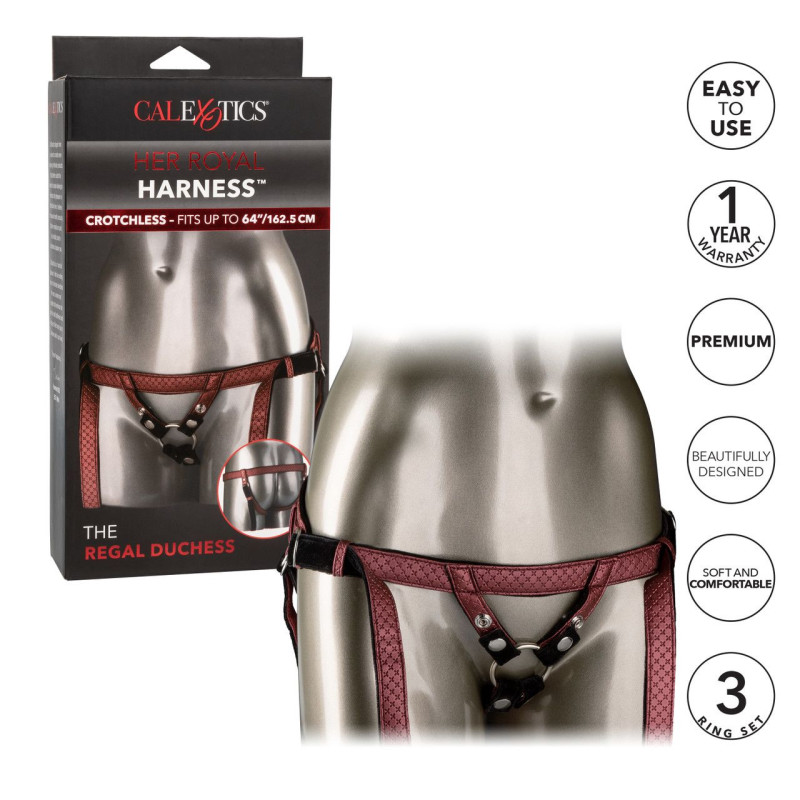 Трусики для страпона California Exotic The Regal Duchess Red Трусики для страпона California Exotic The Regal Duchess Red