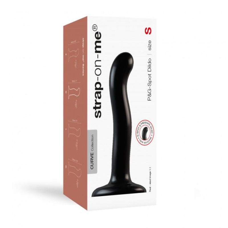 Насадка для страпона Strap-On-Me P&G-Spot Dildo, силикон, размер S Насадка для страпона Strap-On-Me P&G-Spot Dildo, силикон, размер S