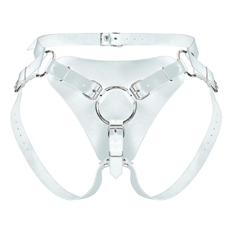 Трусики для страпона Feral Feelings Strap-on Harness White Трусики для страпона Feral Feelings Strap-on Harness White