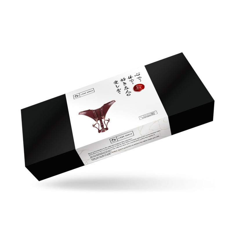 Трусики для вибромассажера Liebe Seele Wine Red Forced Orgasm Strop Трусики для вибромассажера Liebe Seele Wine Red Forced Orgasm Strop