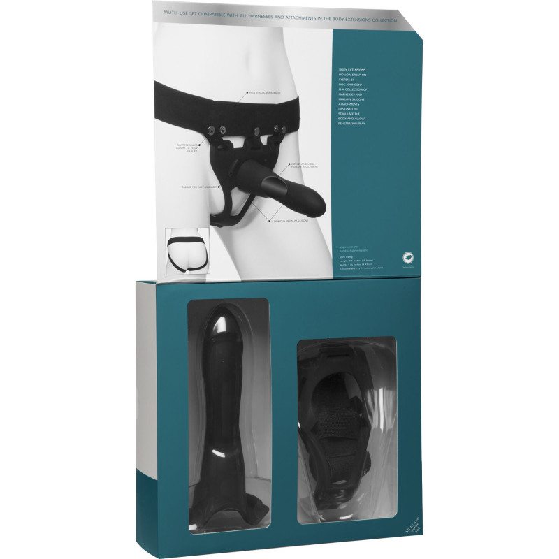Страпон унисекс Doc Johnson Body Extensions – Be Strong, пустая насадка Страпон унисекс Doc Johnson Body Extensions – Be Strong, пустая насадка