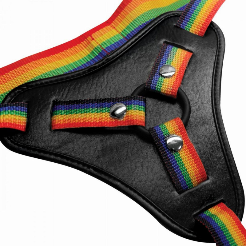 Трусики для страпону райдужні Strap U Take the Rainbow Universal Трусики для страпону райдужні Strap U Take the Rainbow Universal