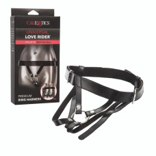 Трусики для страпона California Exotic Universal Love Rider Premium Ring Harness - Black