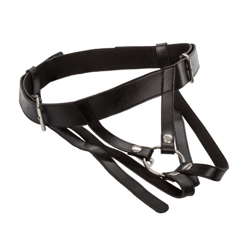 Трусики для страпона California Exotic Universal Love Rider Premium Ring Harness - Black Трусики для страпона California Exotic Universal Love Rider Premium Ring Harness - Black