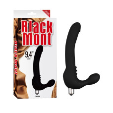 Страпон безременный со съемной вибропулей Chisa Black Mont 24 см