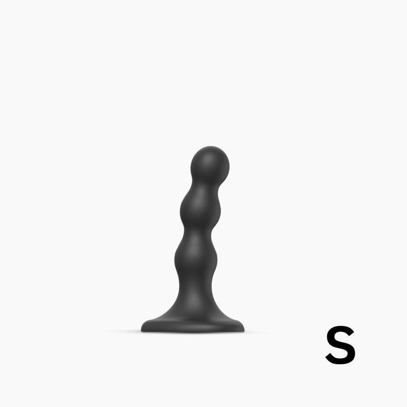 Насадка для страпона Strap-On-Me Dildo Plug Balls Black S Насадка для страпона Strap-On-Me Dildo Plug Balls Black S