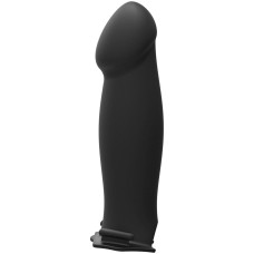 Страпон унисекс Doc Johnson Body Extensions – Be Risque, вибрация, пульт управления, пустая насадка