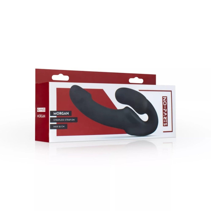 Страпон безременний No-Parts Morgan, чорний Страпон безременний No-Parts Morgan, чорний