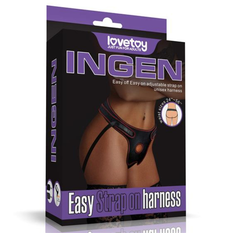 Трусики для страпону LoveToy Ingen Easy Strap-On Harness Трусики для страпону LoveToy Ingen Easy Strap-On Harness
