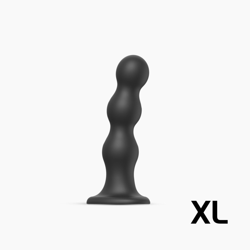 Насадка для страпона Strap-On-Me Dildo Plug Balls Black XL Насадка для страпона Strap-On-Me Dildo Plug Balls Black XL