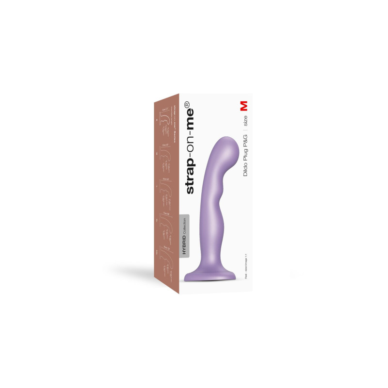 Насадка для страпона Strap-On-Me Dildo Plug P&G Lilas Metallic M Насадка для страпона Strap-On-Me Dildo Plug P&G Lilas Metallic M