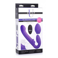 Безремневий страпон із пультом Strap U Urge Strapless Strap-On фіолетовий