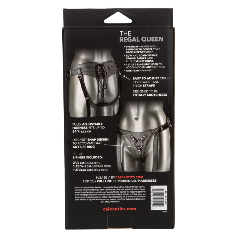 Трусики для страпона California Exotic The Regal Queen Черные Трусики для страпона California Exotic The Regal Queen Черные