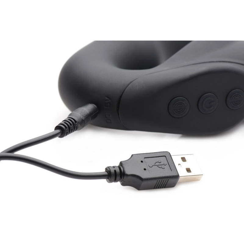 Страпон подвійний Strap U Evoke Super Charged Чорний Страпон подвійний Strap U Evoke Super Charged Чорний