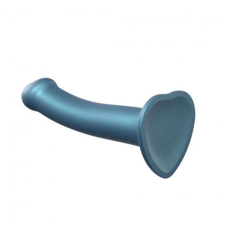 Насадка для страпона Strap-On-Me Mono Density Dildo Голубая M Насадка для страпона Strap-On-Me Mono Density Dildo Голубая M