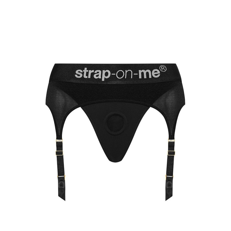 Трусы для страпона с подвязками для чулок Strap-On-Me REBEL HARNESS M Трусы для страпона с подвязками для чулок Strap-On-Me REBEL HARNESS M