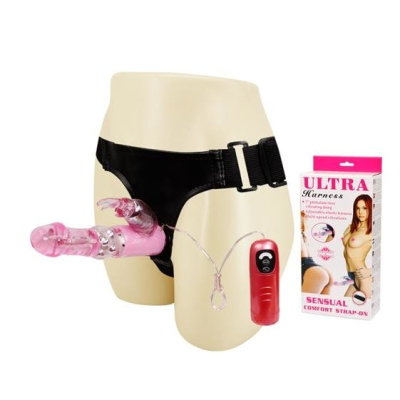 Страпон LyBaile Ultra Harness Vibrating Страпон LyBaile Ultra Harness Vibrating