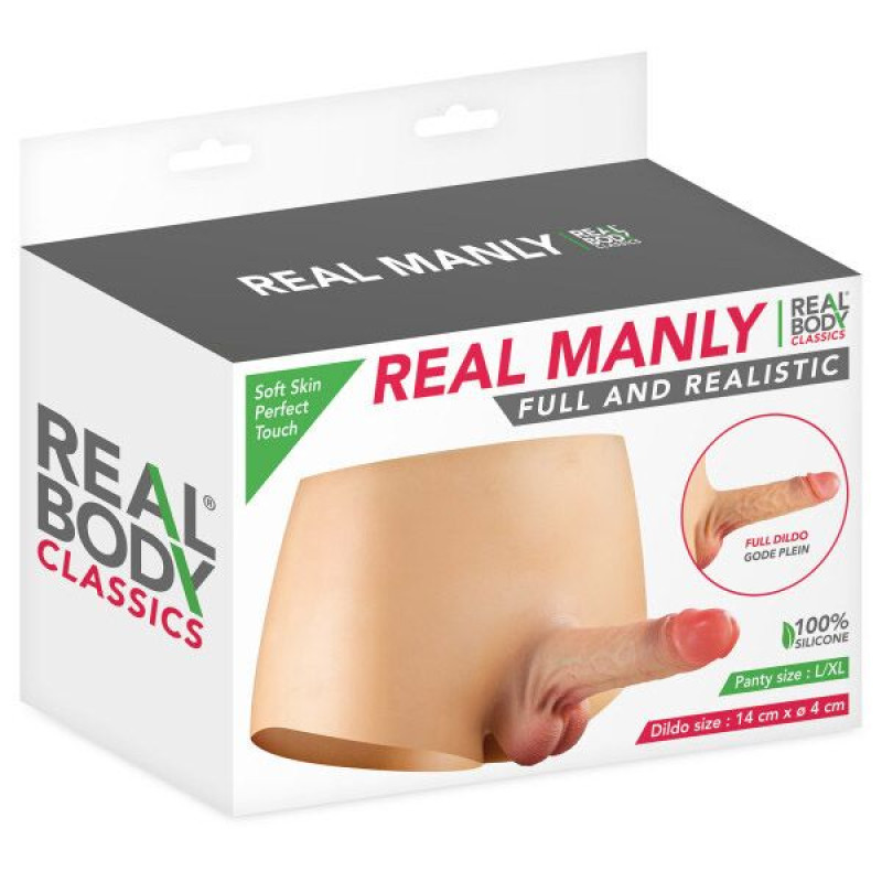 Страпон Real Body — Real Manly full and realistic L/XL Страпон Real Body — Real Manly full and realistic L/XL