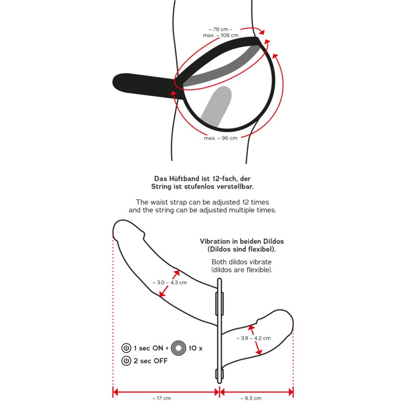 Женский страпон You2Toys Double Thruster Женский страпон You2Toys Double Thruster