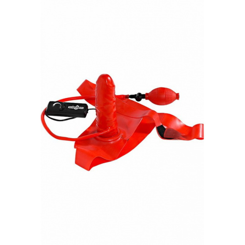 Страпон з вібратором Seven Creations Blimpy Inflatable Strap-On Penis 15Х4,5 см