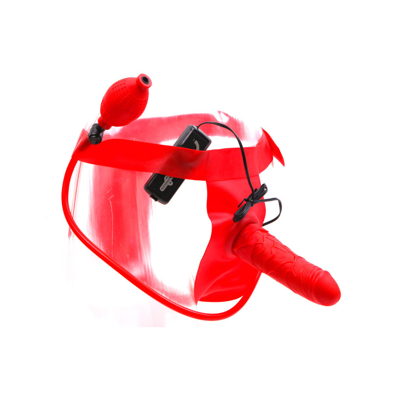 Страпон з вібратором Seven Creations Blimpy Inflatable Strap-On Penis 15Х4,5 см