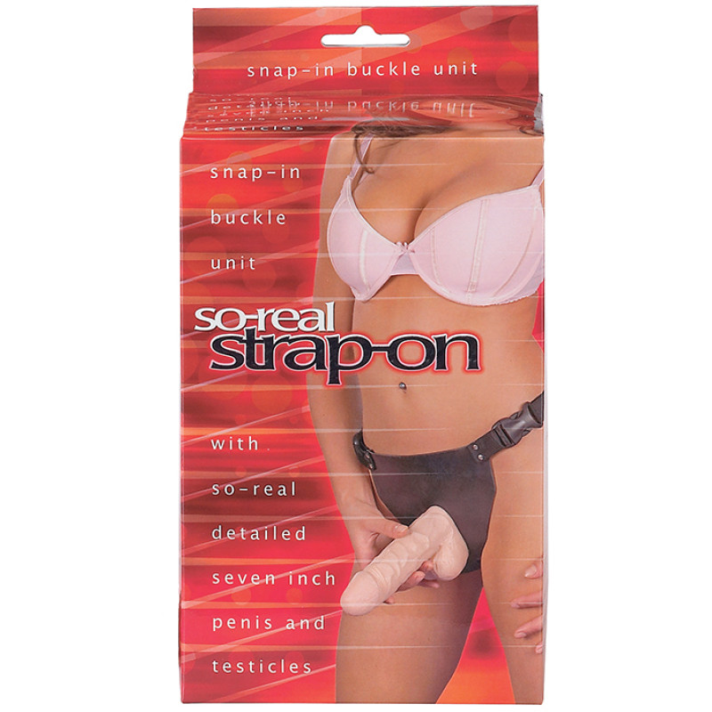 Страпон Seven Creations So-Real Strap-On Страпон Seven Creations So-Real Strap-On