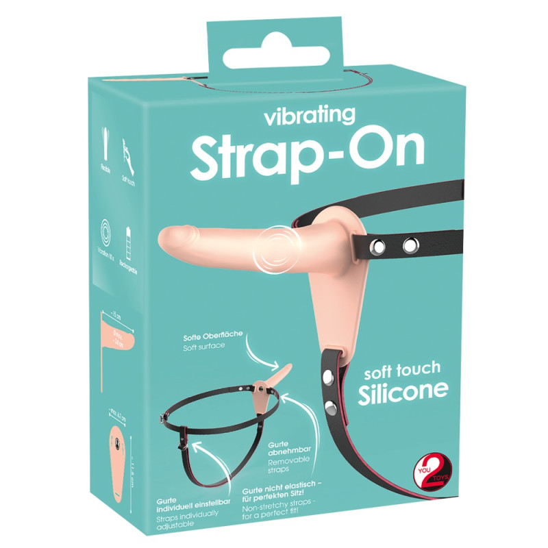 Страпон You2Toys Vibrating Strap-On Страпон You2Toys Vibrating Strap-On