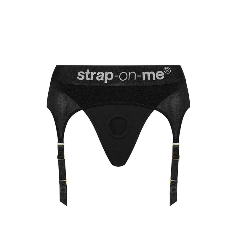 Трусы для страпона с подвязками для чулок Strap-On-Me REBEL HARNESS S Трусы для страпона с подвязками для чулок Strap-On-Me REBEL HARNESS S