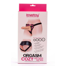 Трусы для страпона LoveToy Orgazm Cozy Harness Flesh Dildo